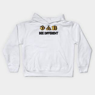 Bee Different Bees Beekeeper Cute Honey Individual Kids Hoodie